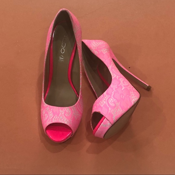 Aldo Neon Pink Heels | Original | Unworn - Picture 2 of 7